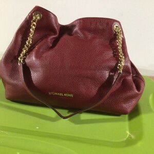 Michael Kors leather hobo bag